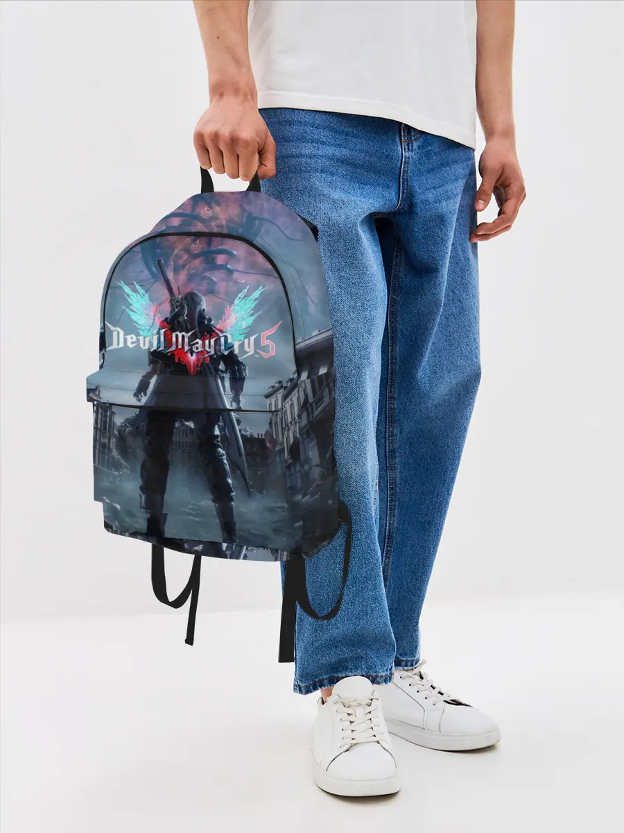 Рюкзак джинсовый / DEVIL MAY CRY 5