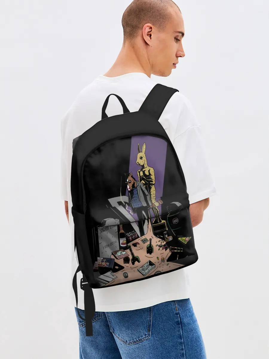 Рюкзак джинсовый / Конь БоДжек #3