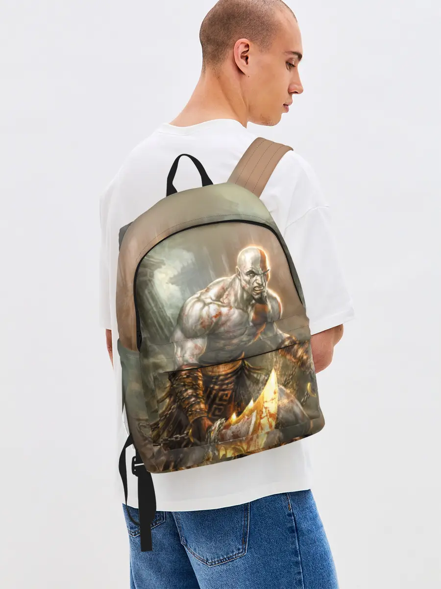 Рюкзак джинсовый / God of War