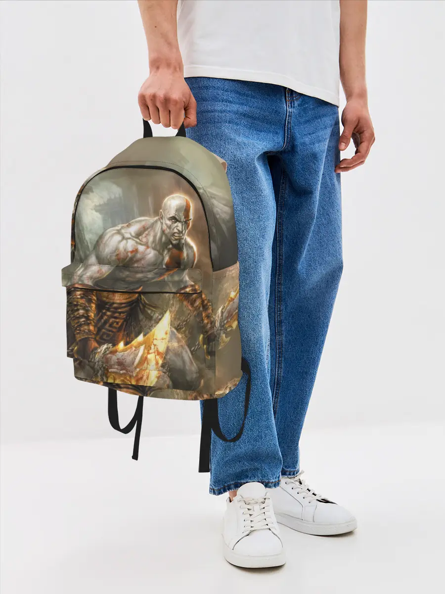 Рюкзак джинсовый / God of War
