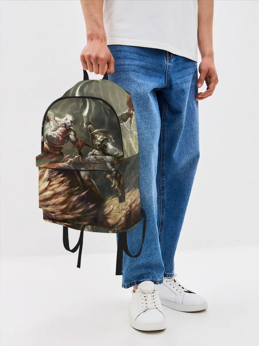 Рюкзак джинсовый / Бог войны