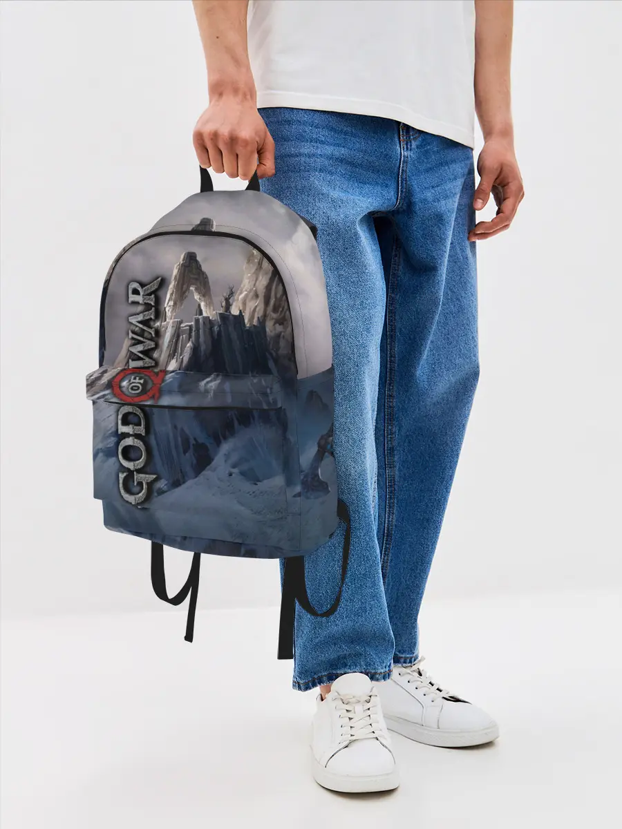 Рюкзак джинсовый / God of War