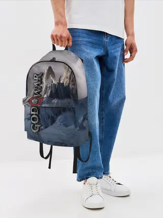 Рюкзак джинсовый / God of War