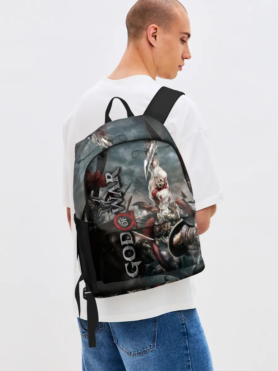 Рюкзак джинсовый / God of War