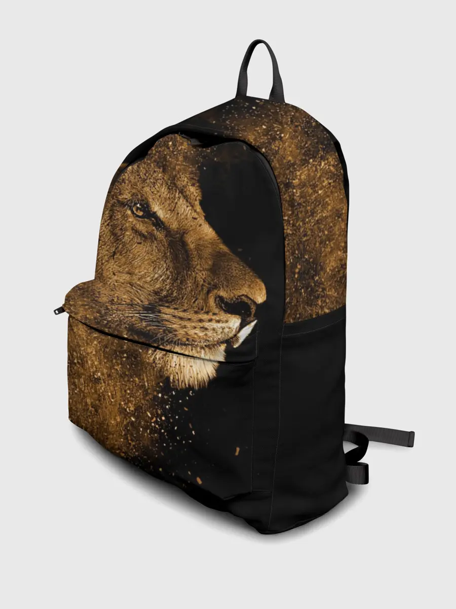 Рюкзак джинсовый / Лев