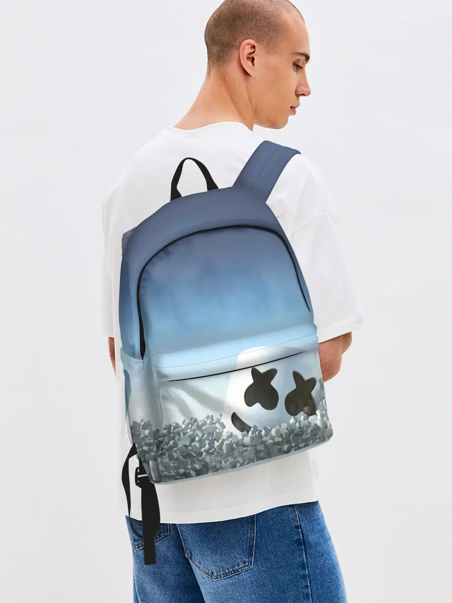 Рюкзак джинсовый / Marshmello