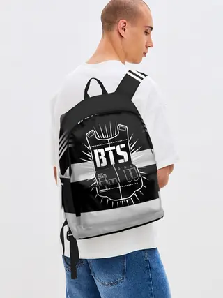 Рюкзак джинсовый / BTS ARMY 97 JUNG KOOK