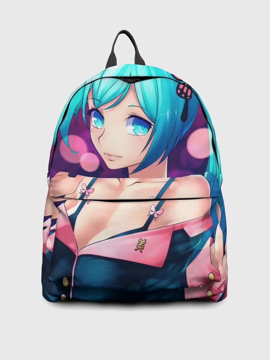 Рюкзак джинсовый / Неотразимая Хатсуне Мику