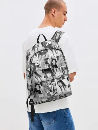 Рюкзак джинсовый / REAL AHEGAO - фото Ахегао