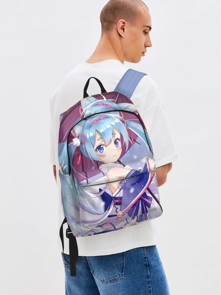 Рюкзак джинсовый / Хацуне Мику с зонтом