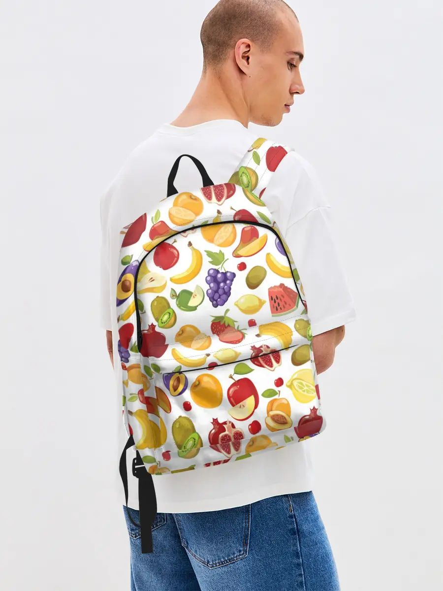 Рюкзак джинсовый / Фрукты