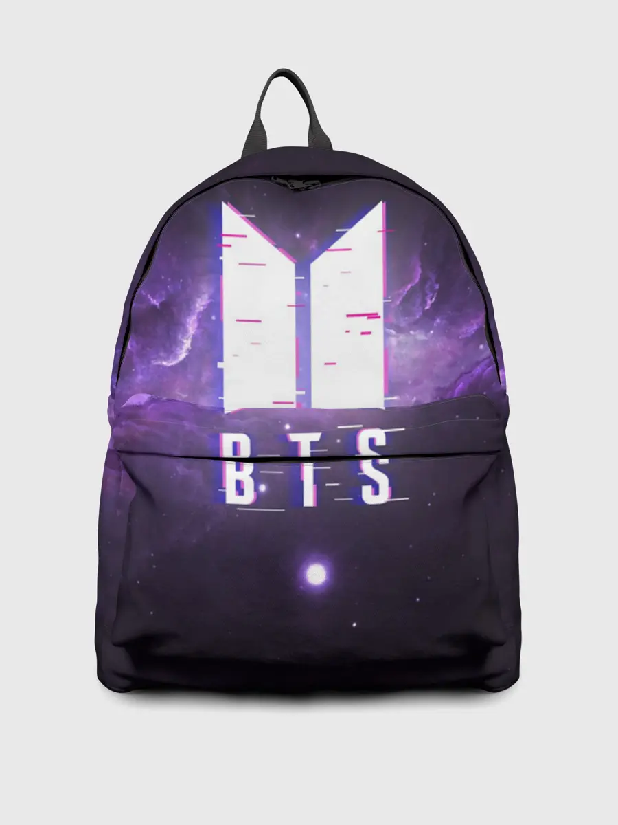 Рюкзак джинсовый / BTS SPACЕ 3D / БТС КОСМОС