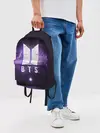 Рюкзак джинсовый / BTS SPACЕ 3D / БТС КОСМОС