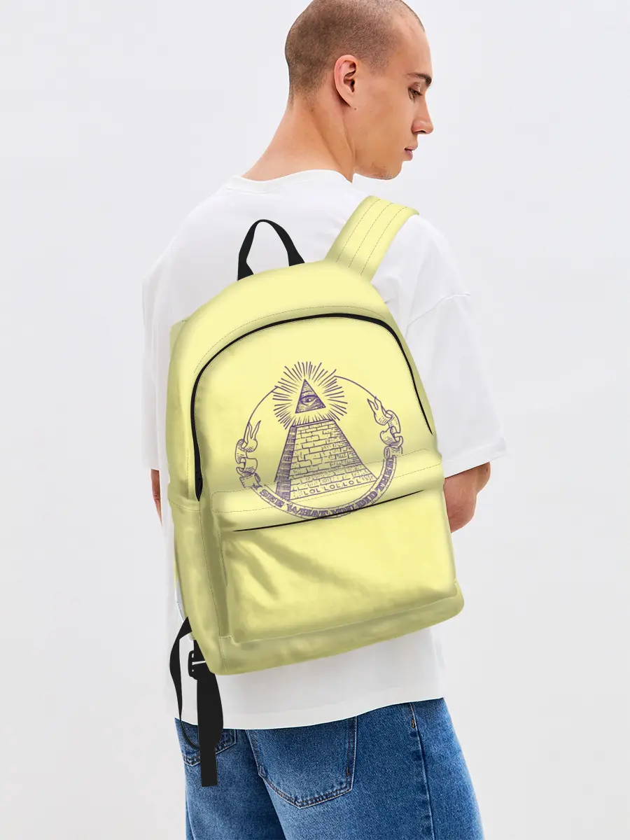 Рюкзак джинсовый / Всевидящее око