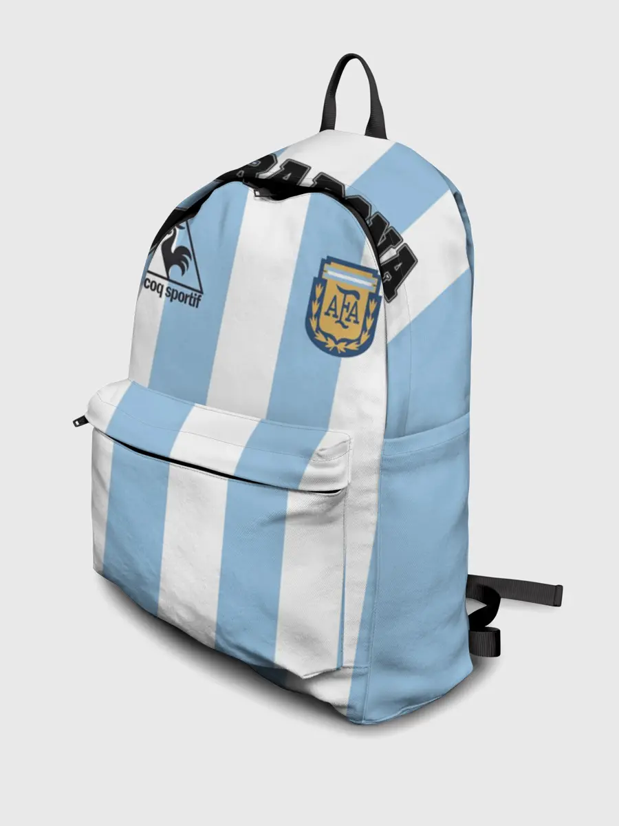 Рюкзак джинсовый / Марадона Аргентина ретро