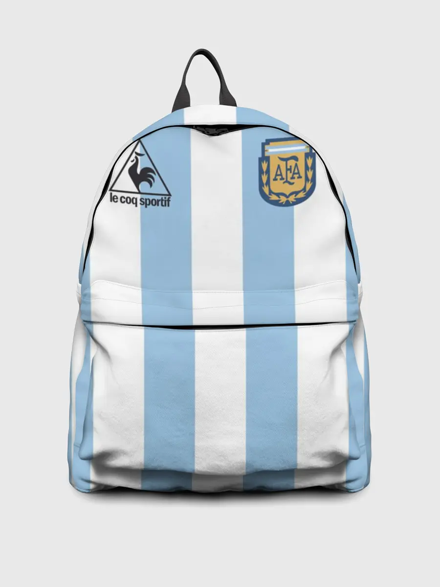 Рюкзак джинсовый / Марадона Аргентина ретро