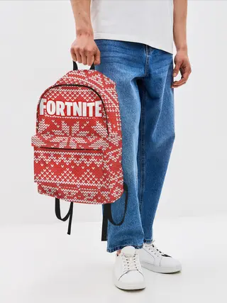 Рюкзак джинсовый / Новогодний Fortnite