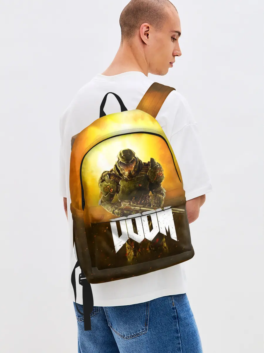 Рюкзак джинсовый / DOOM 2016