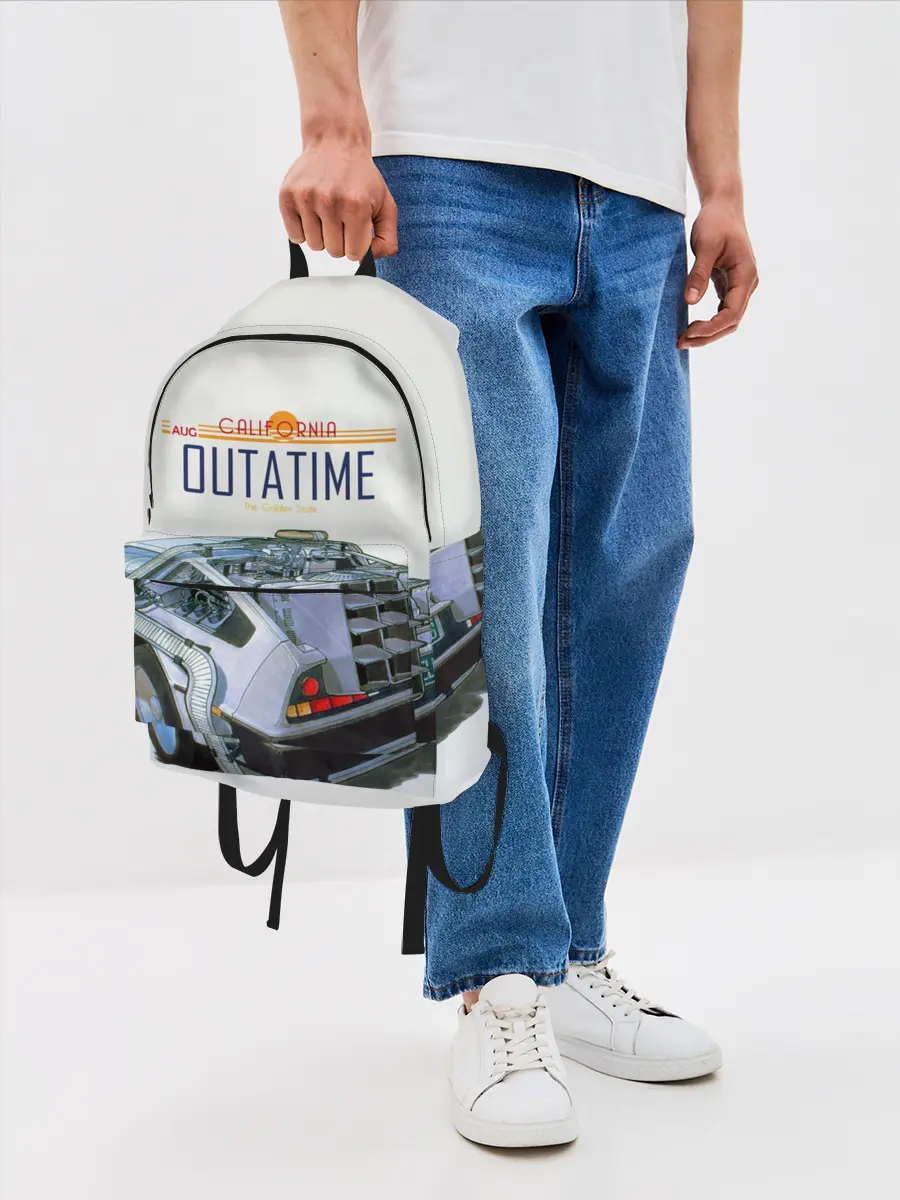 Рюкзак джинсовый / De Lorean Outatime