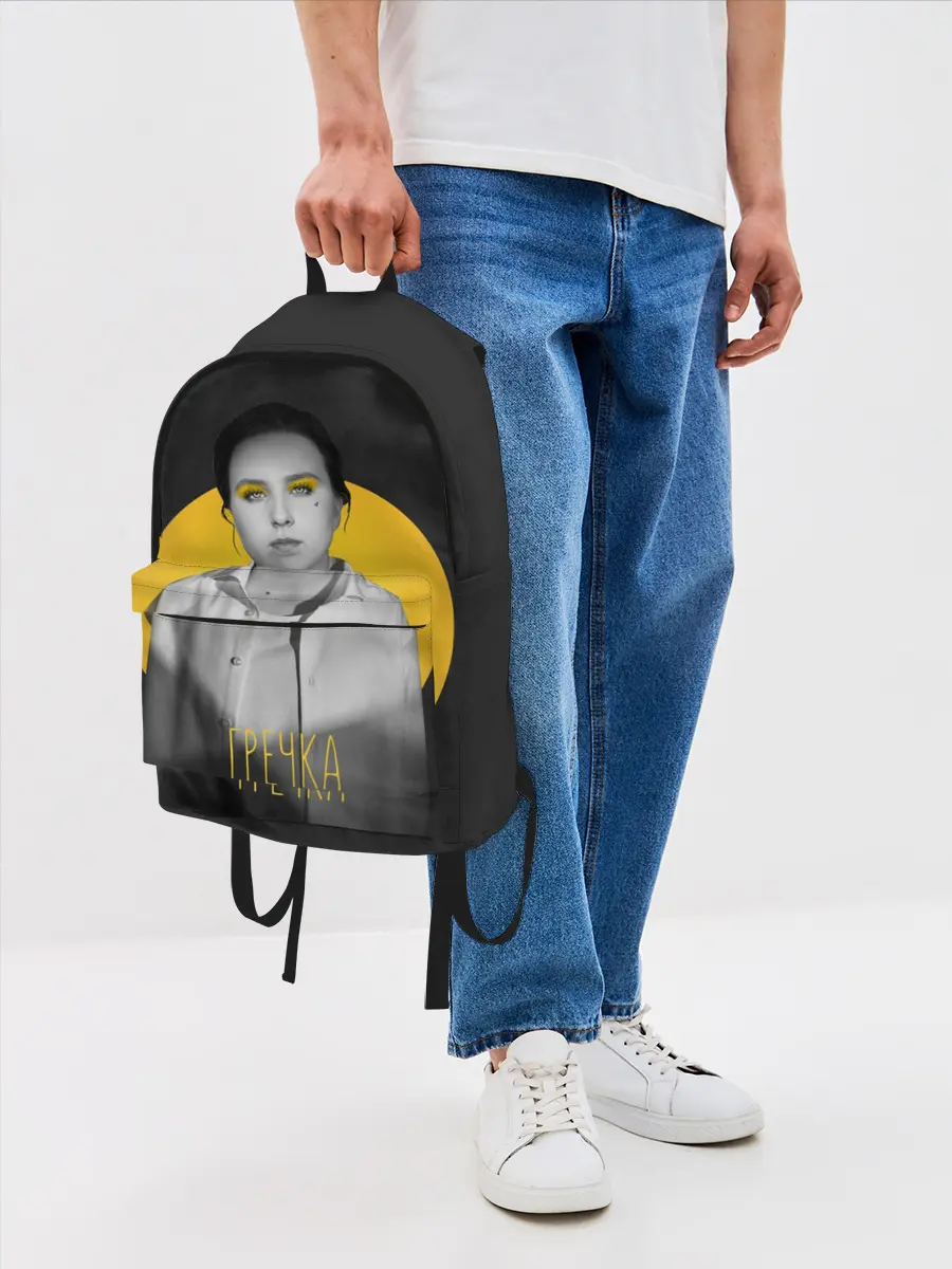 Рюкзак джинсовый / Гречка солнце