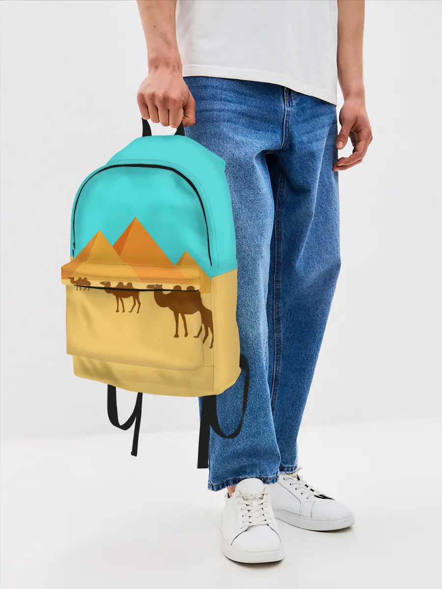 Рюкзак джинсовый / Пирамиды Египта