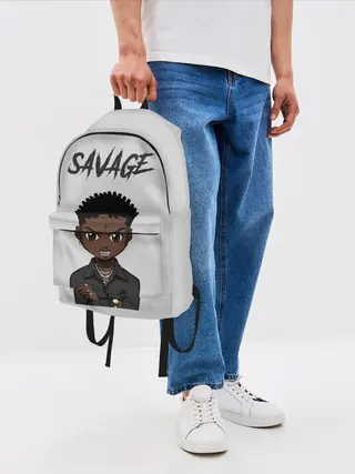 Рюкзак джинсовый / 21 Savage