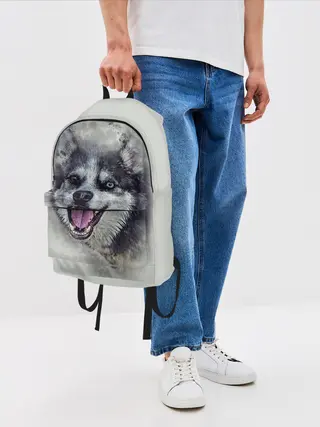 Рюкзак джинсовый / Хаска