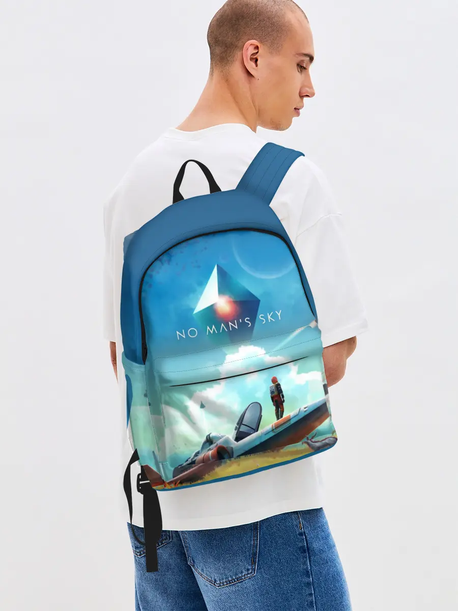 Рюкзак джинсовый / No Man’s Sky - Atlas Rises