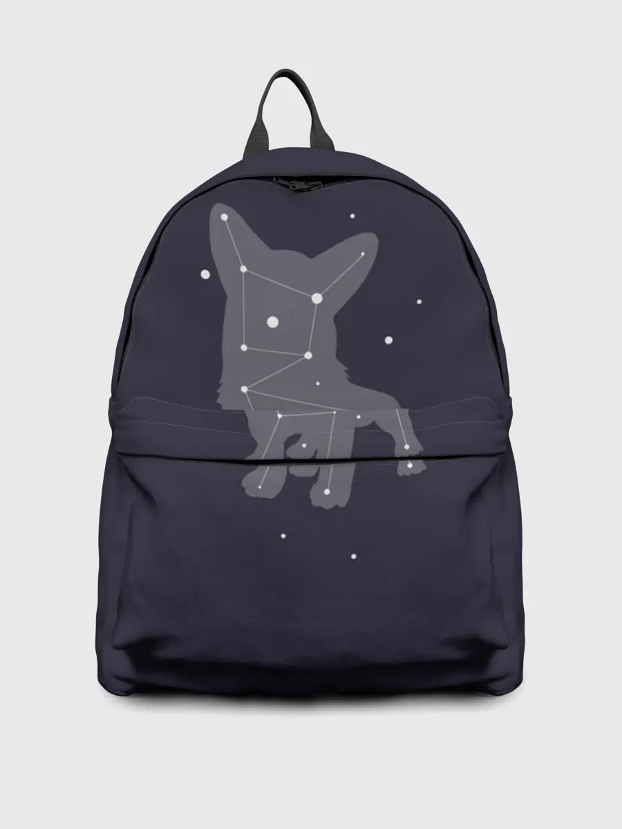 Рюкзак джинсовый / Корги