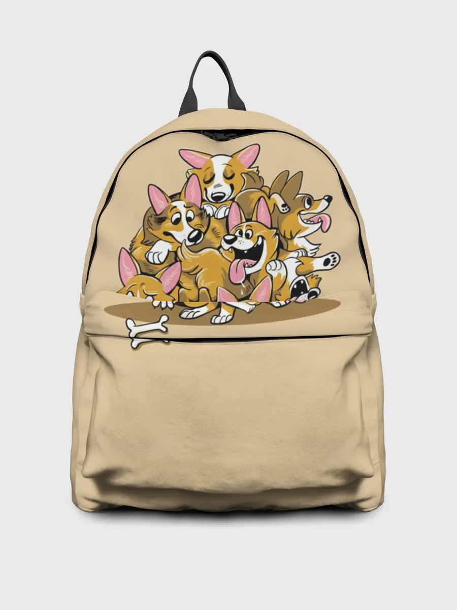 Рюкзак джинсовый / Корги