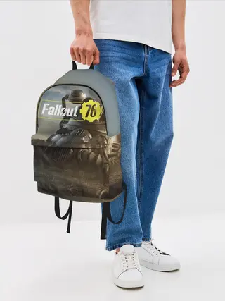 Рюкзак джинсовый / Фаллаут 76
