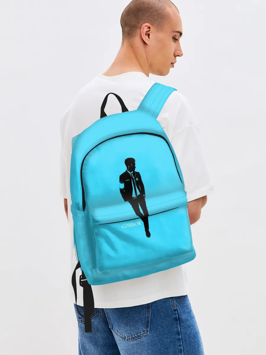 Рюкзак джинсовый / Connor. Detroit: Become Human