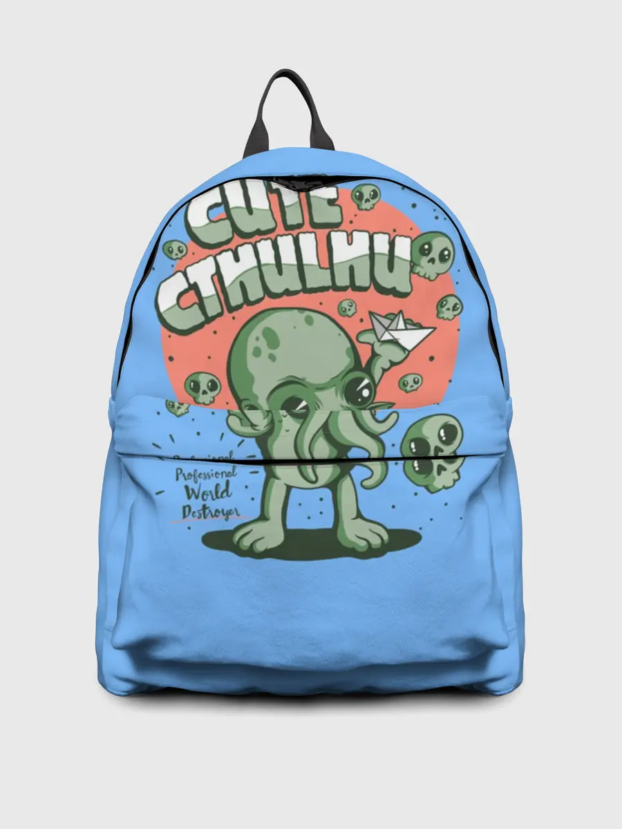 Рюкзак джинсовый / Ктулху