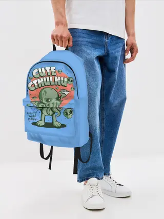 Рюкзак джинсовый / Ктулху