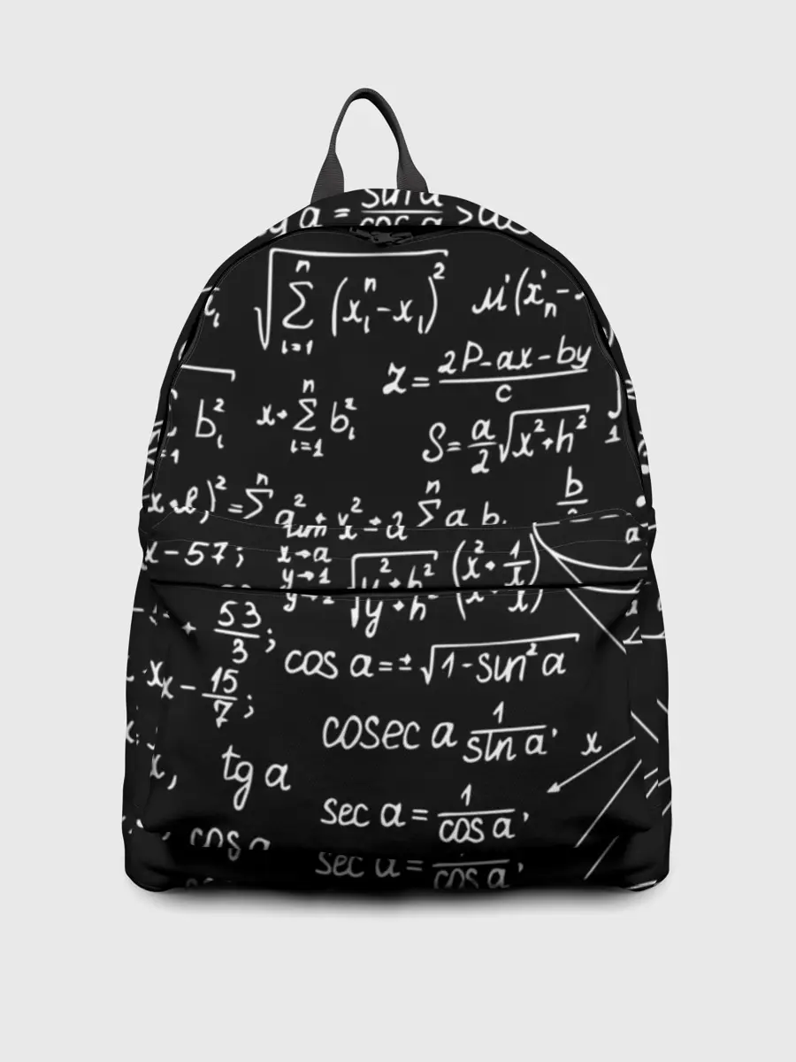 Рюкзак джинсовый / ФОРМУЛЫ АЛГЕБРА