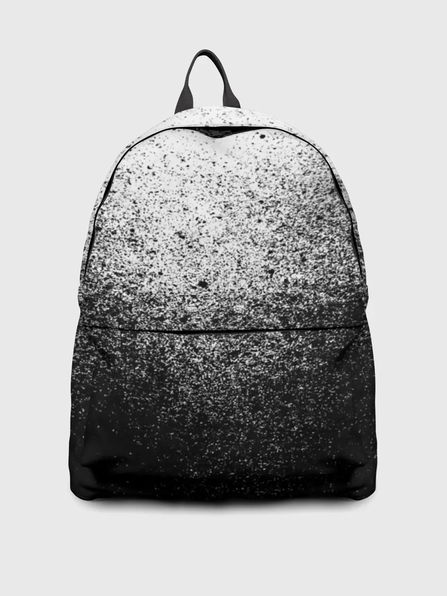 Рюкзак джинсовый / БРЫЗГИ КРАСОК ЧЁРНЫЙ