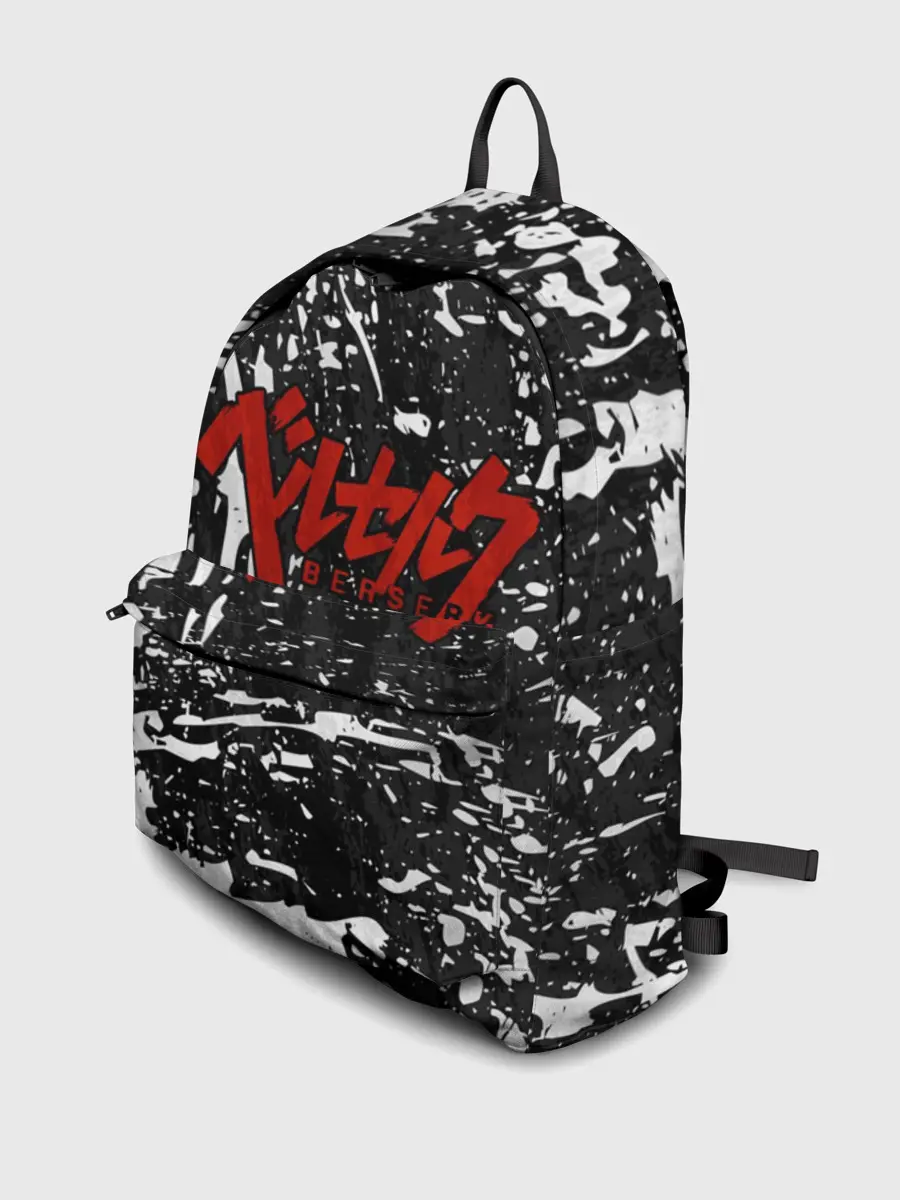 Рюкзак джинсовый / BERSERK лого чб