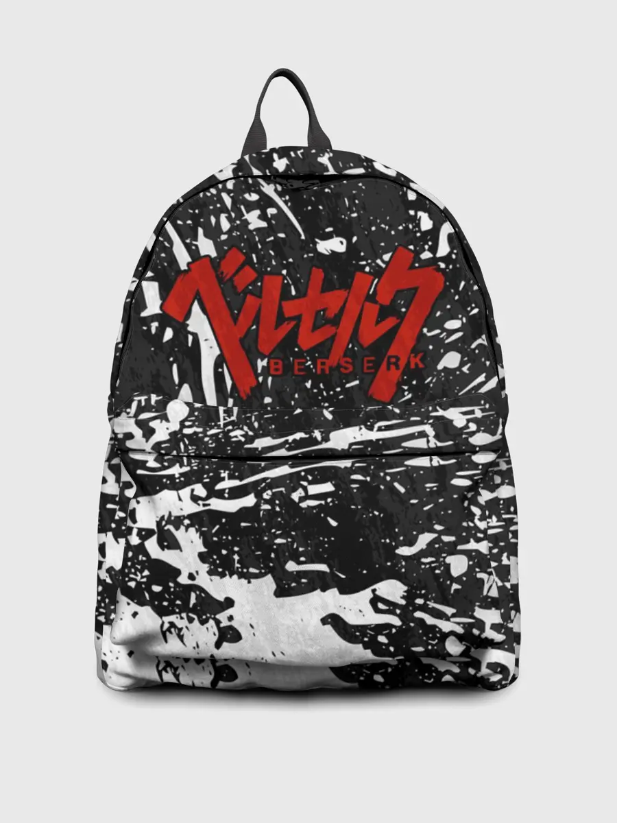 Рюкзак джинсовый / BERSERK лого чб