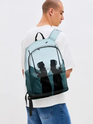 Рюкзак джинсовый / Тренировка кендо