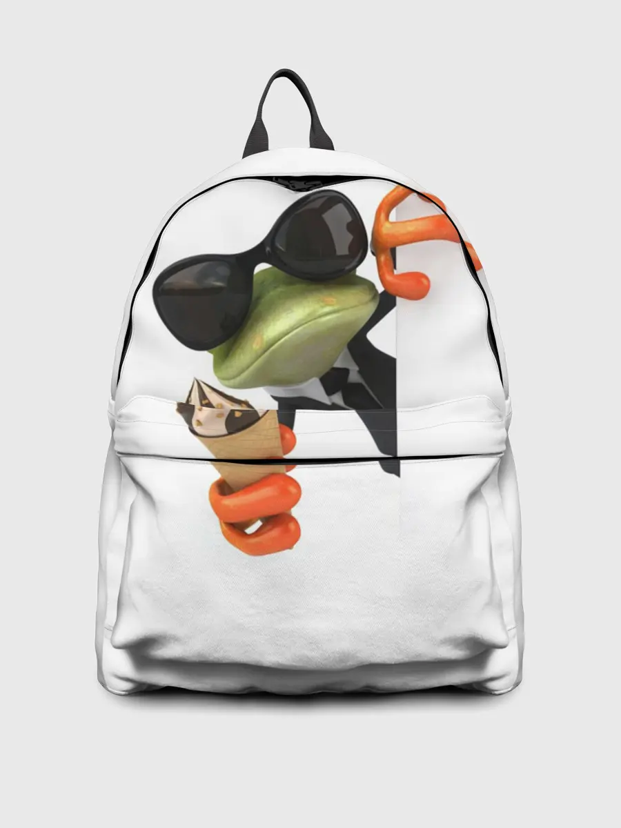 Рюкзак джинсовый / АГЕНТ ЛЕГУШАЧ | AGENT FROG