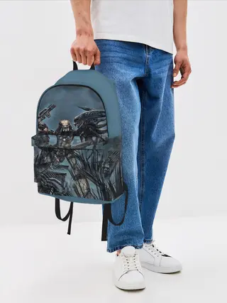 Рюкзак джинсовый / Фильм Хищник