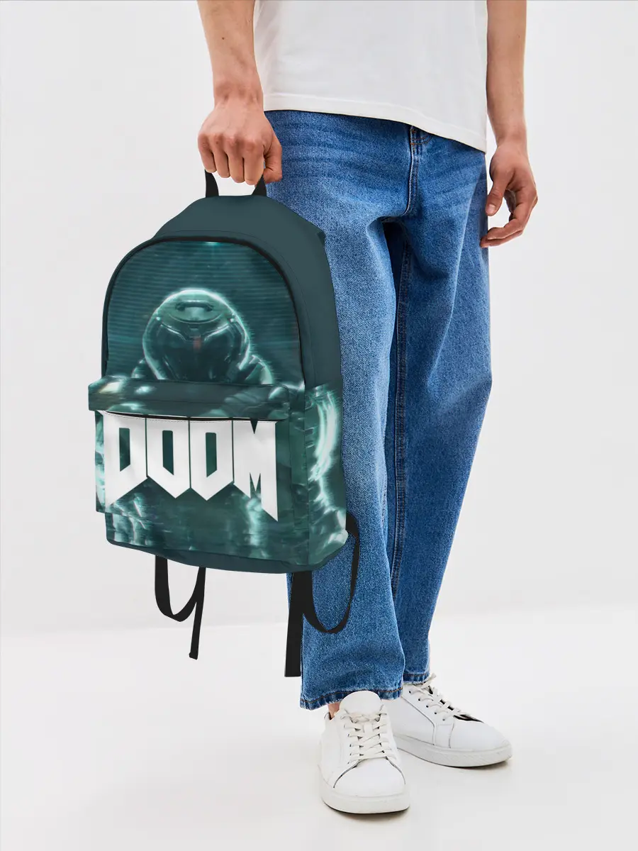 Рюкзак джинсовый / DOOM