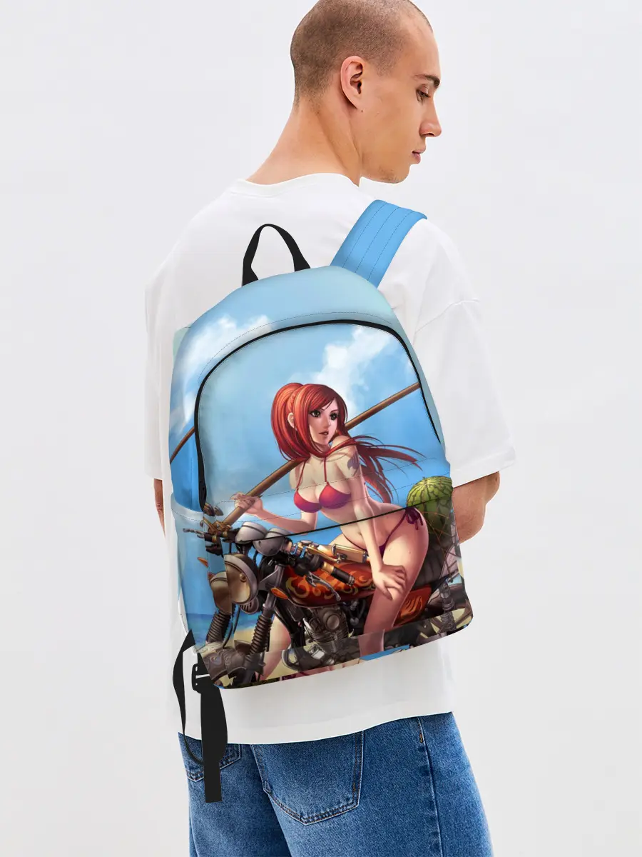 Рюкзак джинсовый / Манга Хвост Феи