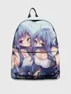 Рюкзак джинсовый / Аниме девочки-двойняшки