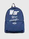 Рюкзак джинсовый / WAR NEVER CHANGES