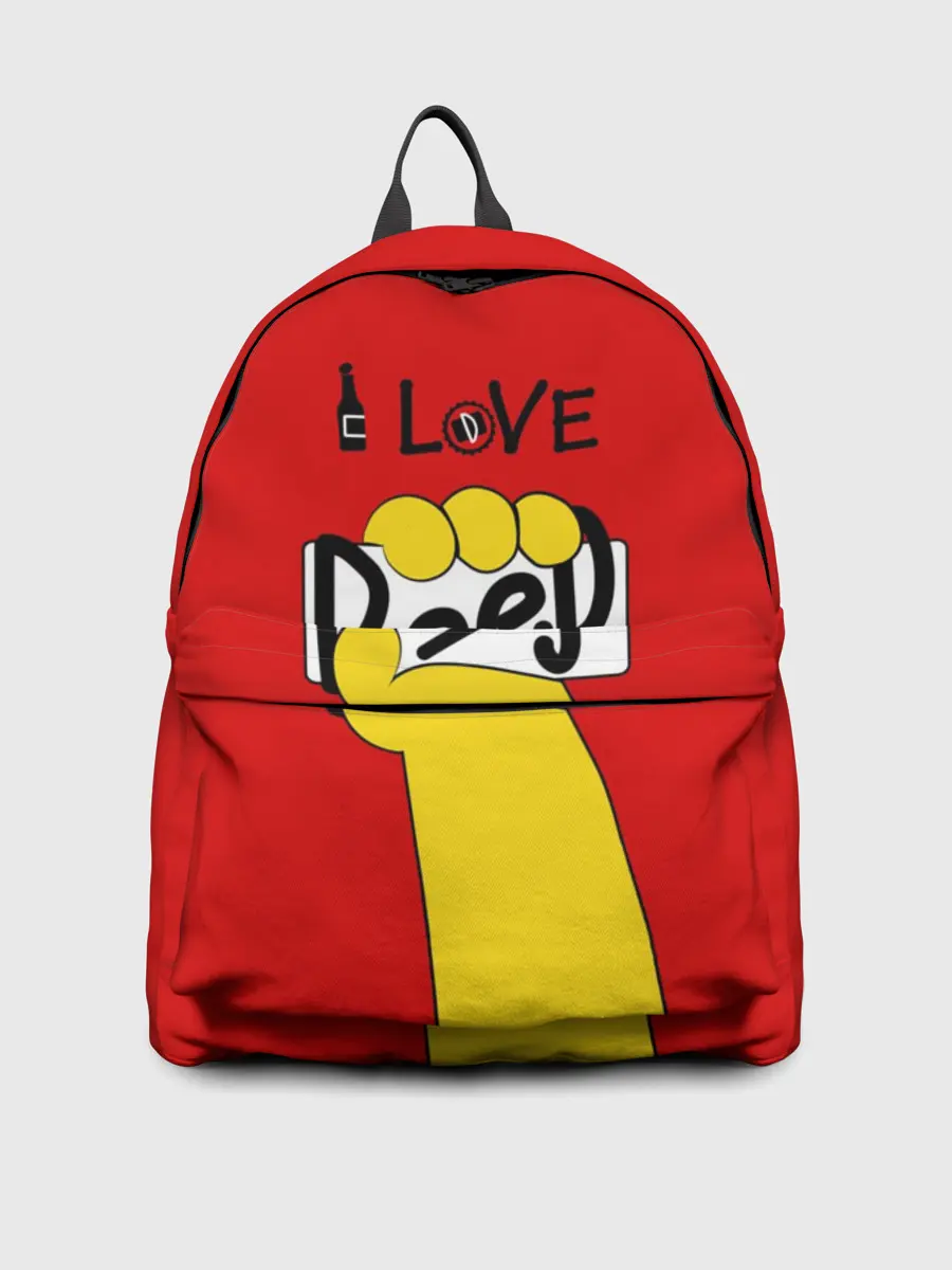 Рюкзак джинсовый / I love Beer