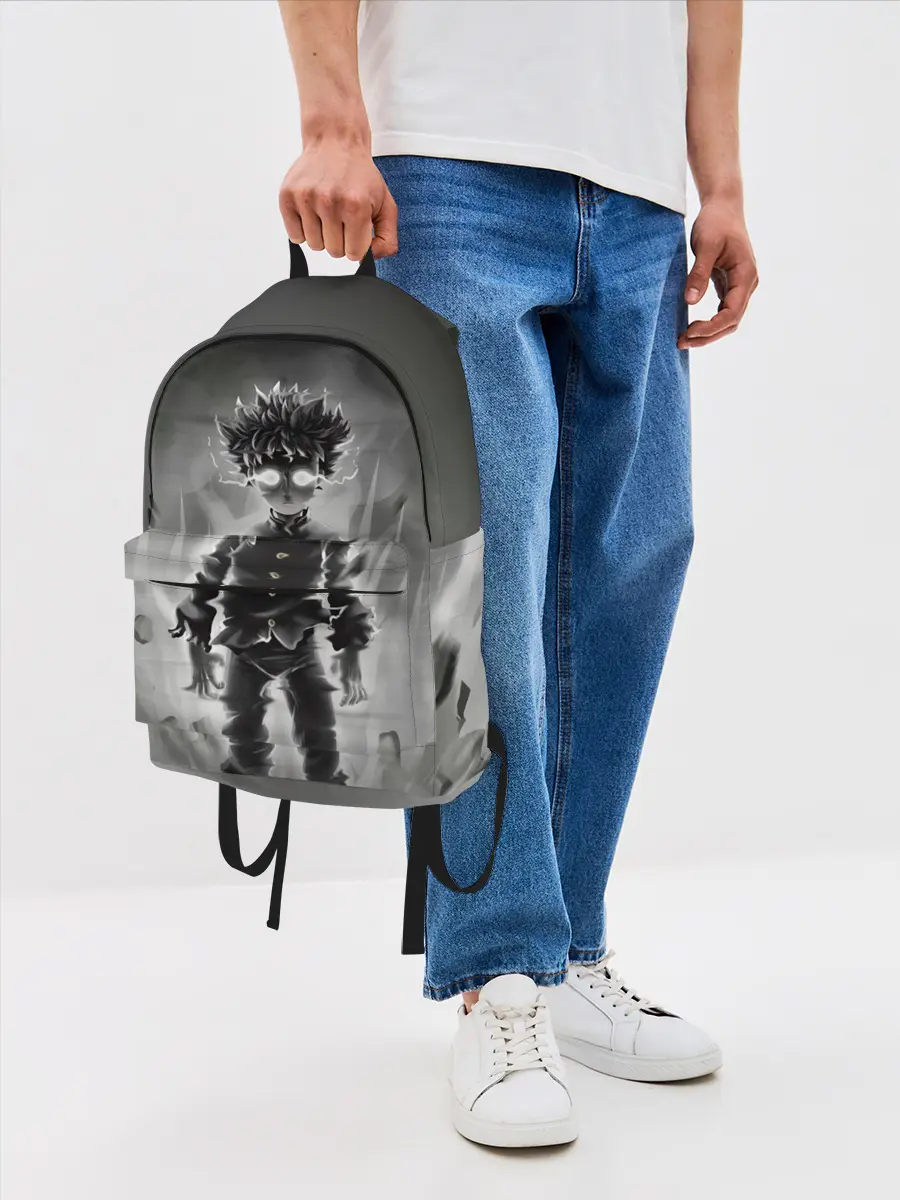 Рюкзак джинсовый / Mob Psycho