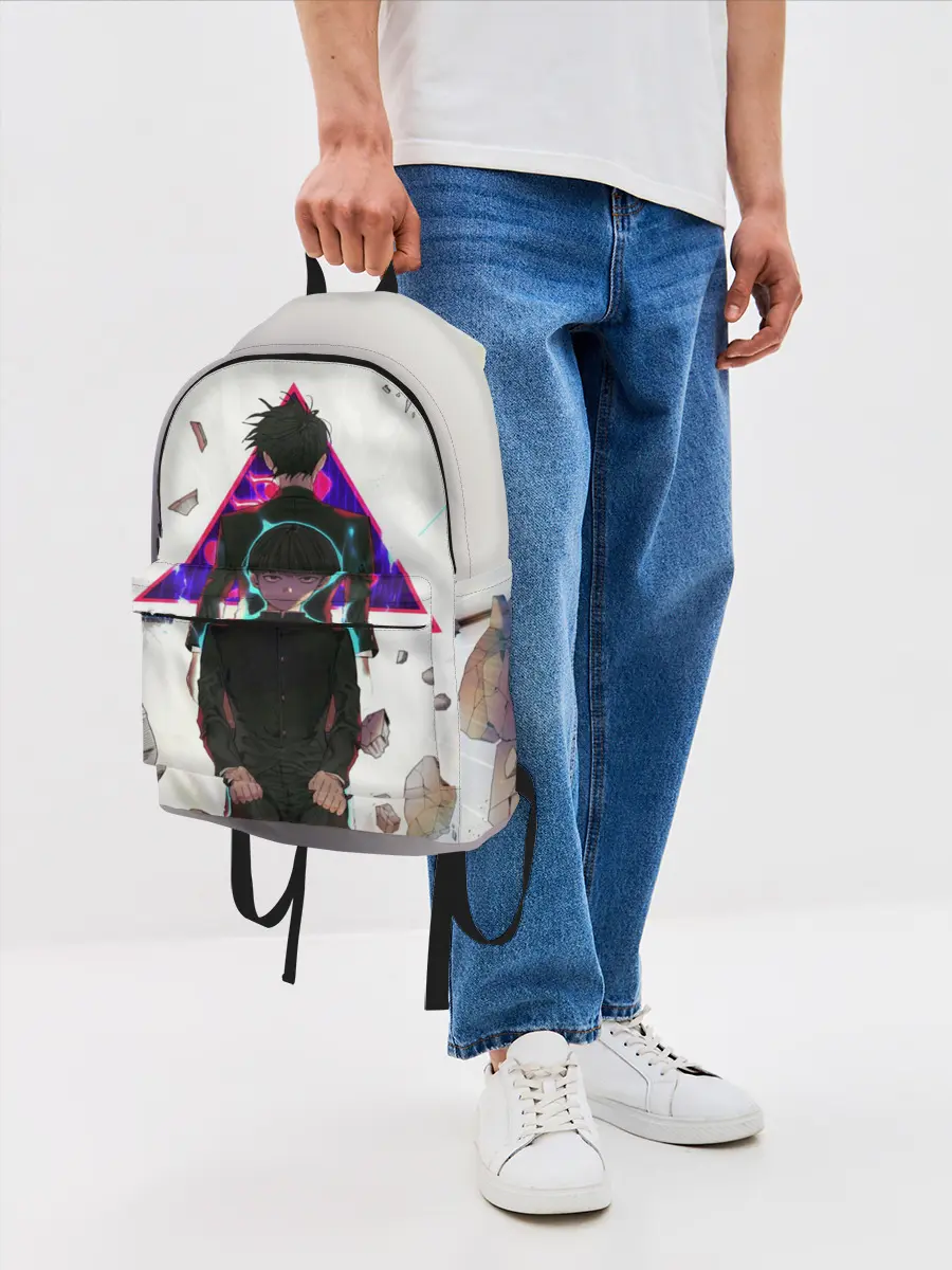 Рюкзак джинсовый / Моб Психо 100