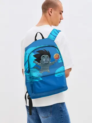 Рюкзак джинсовый / Smells Like Dragon Balls