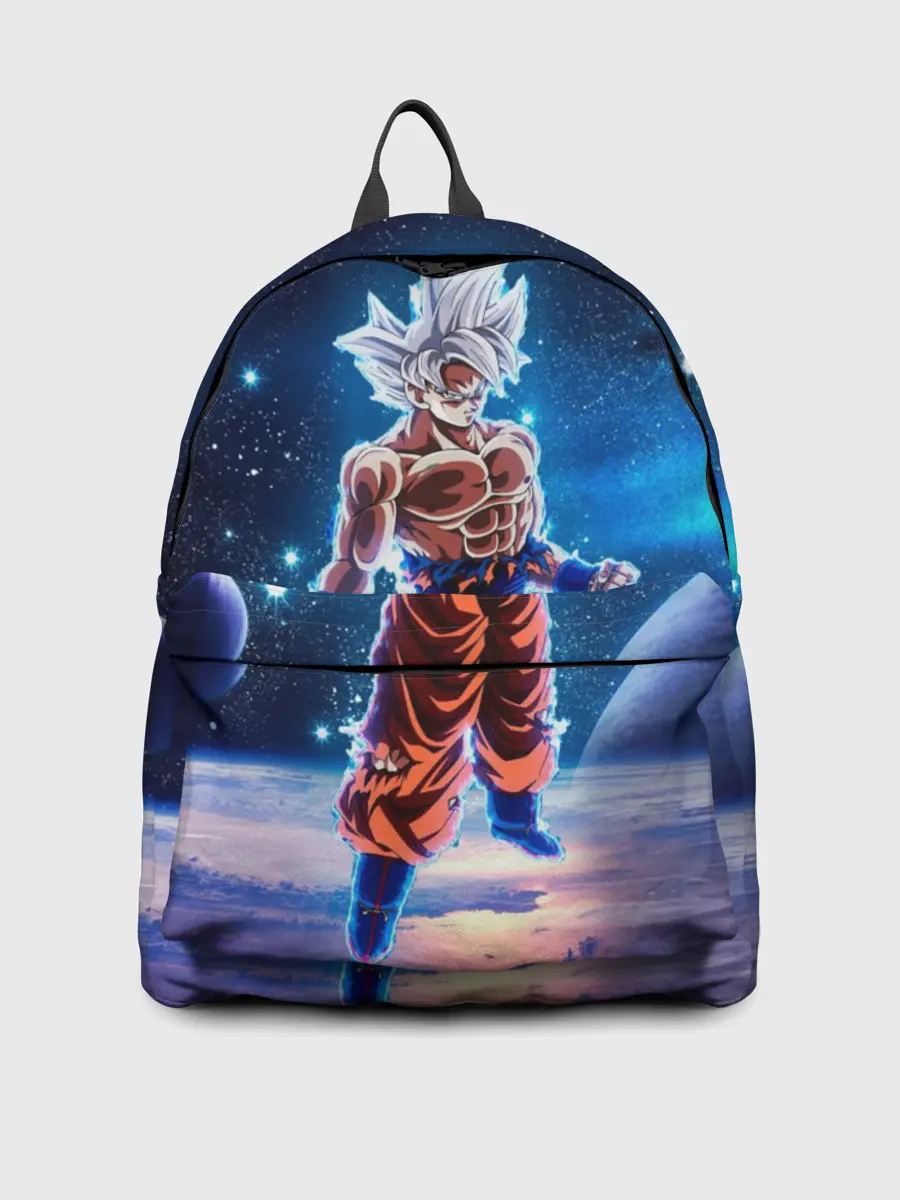Рюкзак джинсовый / Goku on a planet